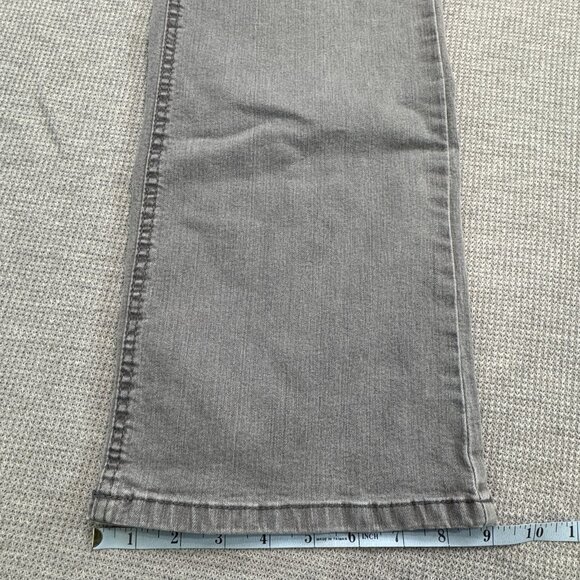 Laura Ashley Womens Size 12 Jeans Gray Denim Bootcut Leg Jeans Mid Rise Stretch - Picture 11 of 14